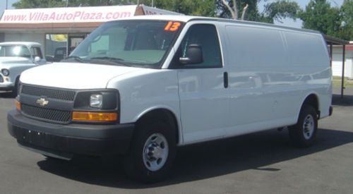 2013 chevrolet express 2500 extended cargo van 155&#034; wb 30k miles