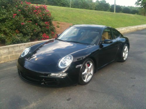 2006 porsche 911 carrera coupe 3.6l, black, 6 speed manual