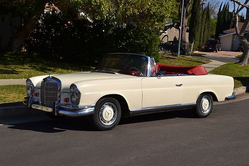 1968 mercedes-benz 250se cabriolet