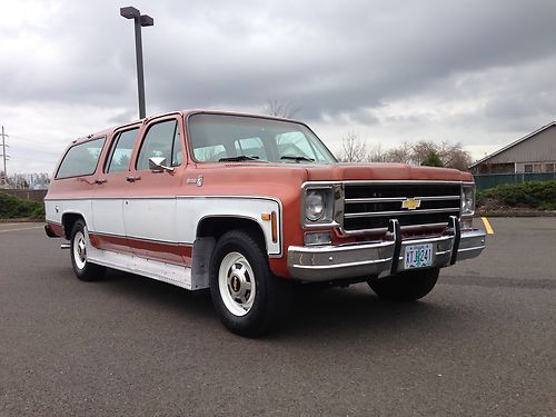 Barn find 1978 chevrolet suburban