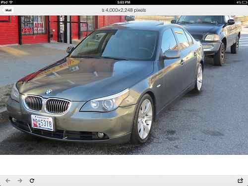 2005 bmw 545i base sedan 4-door 4.4l