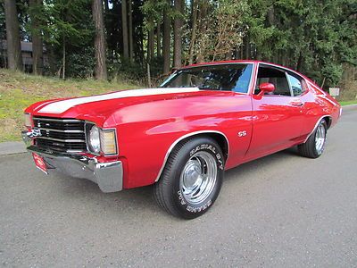 1972 chevelle ss 396 original, now small block 350