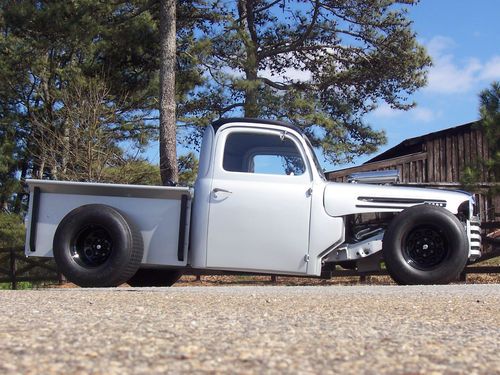 One of a kind custom f-1 hot rod frame off resto 302 v8 dual quads show 'n go!