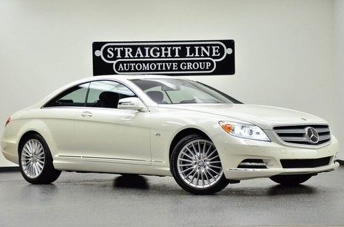 2011 mercedes benz cl 600 diamond white low miles