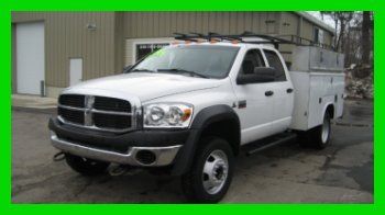 2008 dodge ram 4500 4wd cummins diesel quad cab utility