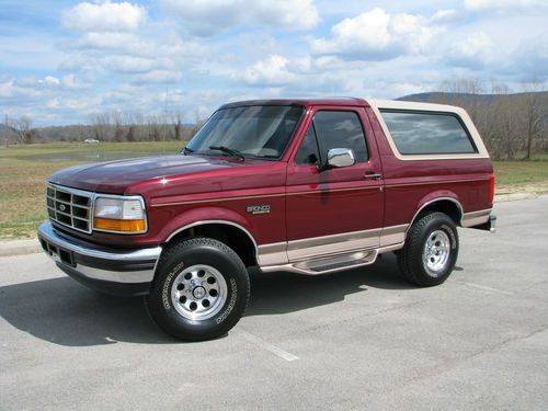 1996 ford bronco eddie bauer sport utility 2-door 5.8l