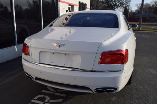 2016 bentley flying spur 2016 bentley flying spur v8 white/red low mile