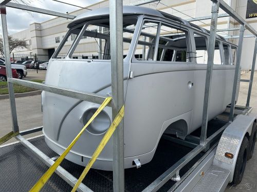 1959 volkswagen bus/vanagon vw deluxe 23 window microbus, new body, sunroof