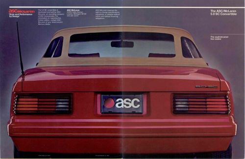 1985 Other Makes ASC McLaren Capri, US $11,000.00, image 17