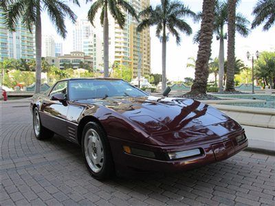 Chevrolet corvette coupe 40th anniv ed.only 18k original miles