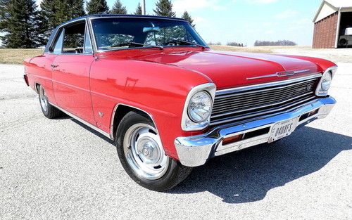 1966 chevrolet nova ii -- chey ii deuce with ss trim runs/looks good