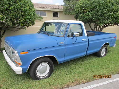 1979 ford f150 original matching #s 2wd 302 v8 automatic a/c low miles