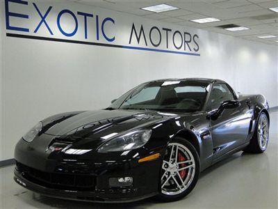 2007 chevy corvette z06 blk/blk 6-speed heads-up nav xenons bose only 4k miles