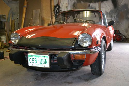 1976 triumph spitfire convertible 2-door