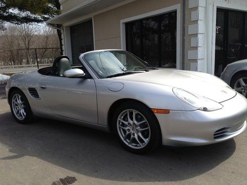 2004 porsche boxster 2dr roadster 5-spd manual convertible one owner no reserve