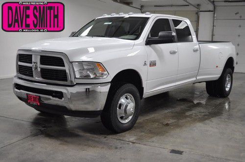 2012 new white dodge dually crew 4wd manual cummins turbo diesel premium cloth!!