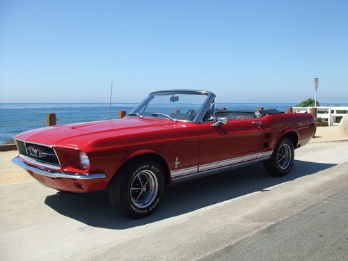 1967 mustang convertible - gt look