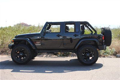 Lifted 2012 jeep wrangler unlimited sahara hard top...lifted jeep wrangler 4dr