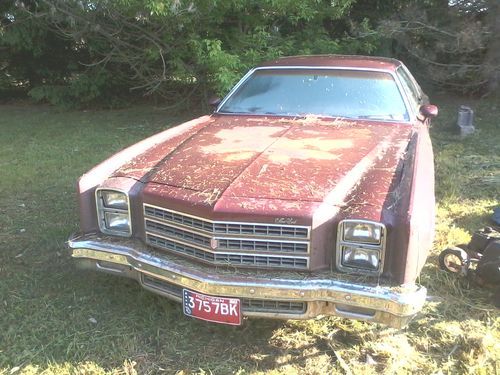 1976 chevrolet monte carlo s coupe 2-door 5.0l