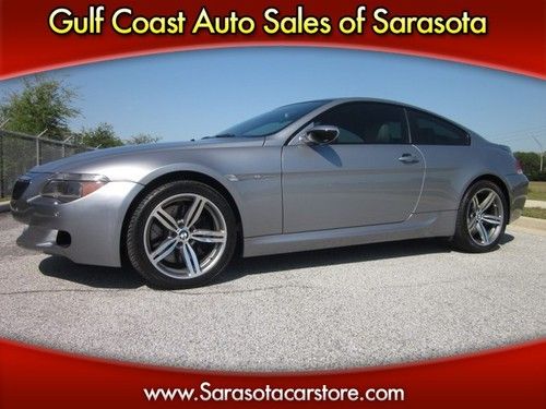 2007 bmw 6 series m6! fl car! nav! gray leather! carbon fiber! clean!