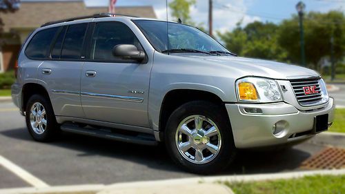 No reserve! 2006 gmc envoy slt 4x4 awd turbo leather a+ carfax low miles sunroof
