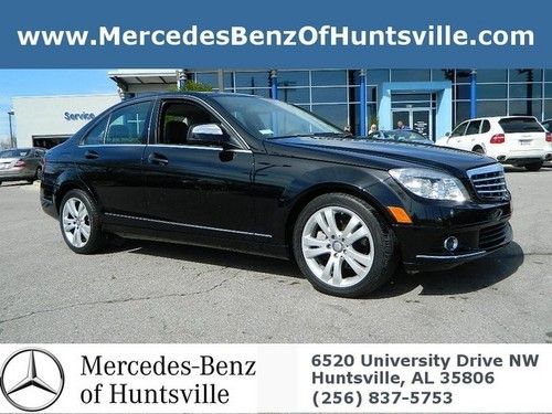 2008 mercedes benz c class c300 black leather roof low miles we finance