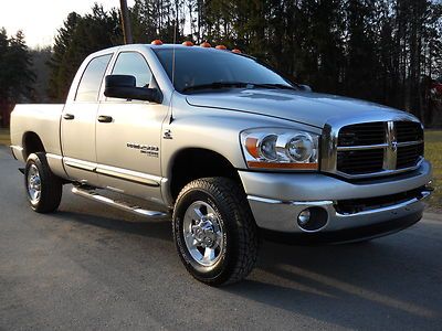 Quad cab 4x4 5.9 cummins diesel 6 spd. manual one owner immaculate condition