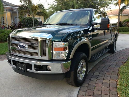 2008 ford f250 lariat crew cab super duty 4x4 super super clean low milage