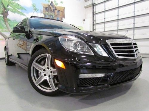2010 mercedes e-63,black,panoramic roof,factory warranty,1 owner !