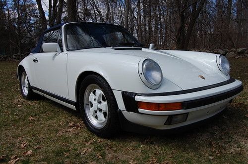 1988 porsche 911 convertible only 78,000 miles! very nice!