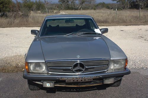 1979 mercedes benz 280 slc coupe - euro version - silver