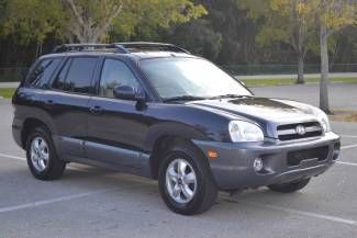 2005 hyundai santa fe  blue 4wd, 2.7l v6 automatic,  alloy, sunroof, no reserve