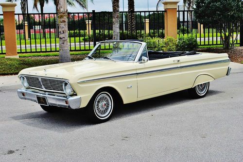 Absoultly beautiful 65 ford falcon futura convertible fender skirts 6ly auto p.s