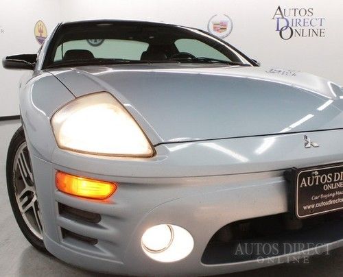 We finance 2003 mitsubishi eclipse gts auto clean carfax mroof lthr wrrnty 6cd