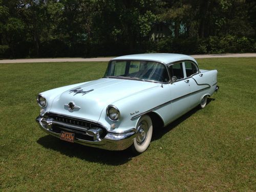 Beautiful original 1955 oldsmobile 98 with rare factory options (55 56 57)