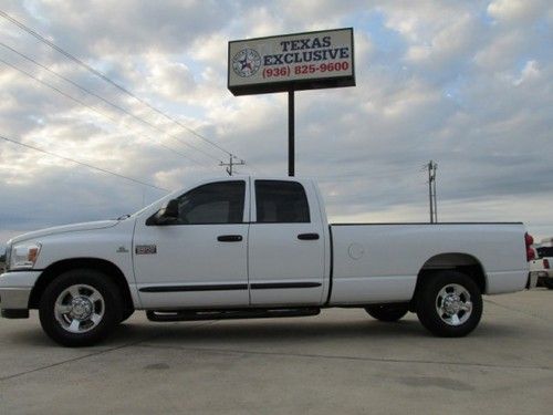 2007 quad cab slt 5.9 cummins diesel long bed nice texas truck 4 door 2005 2006