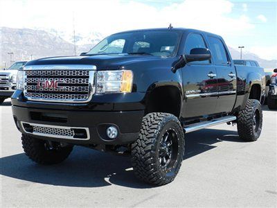 Crew cab slt denali 4x4 duramax diesel allison new custom lift wheels tires