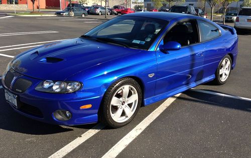 2006 pontiac gto impulse blue base coupe 2-door 6.0l