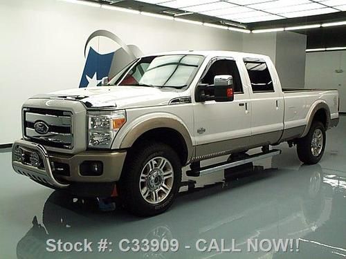 2011 ford f350 king ranch 4x4 diesel sunroof nav 20k mi texas direct auto