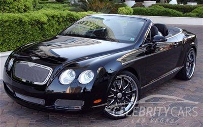 2007 bentley continental gtc strut grill and wheel package one owner las vegas