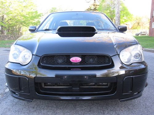 2004 java black subaru impreza wrx/sti 6 spd manual clean title