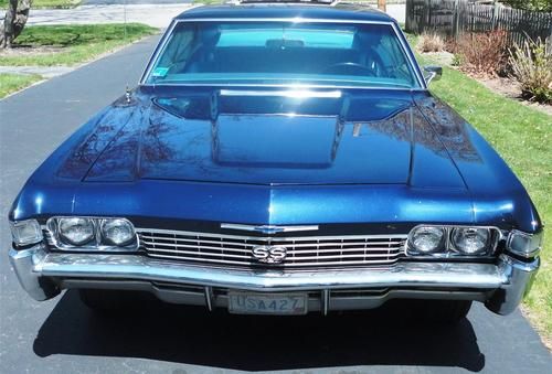 1968 chevy impala ss 427 fathom blue
