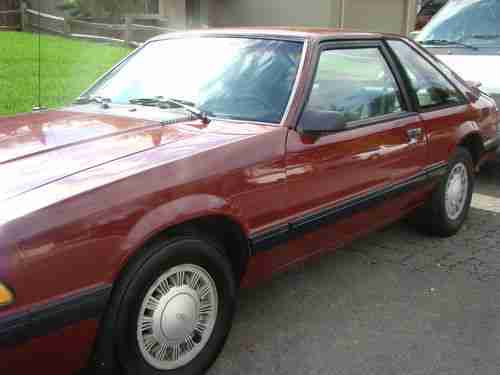 1989 Ford Mustang LX Third Generation 3 door hatchback manual 4 cylinder, US $1,985.00, image 4
