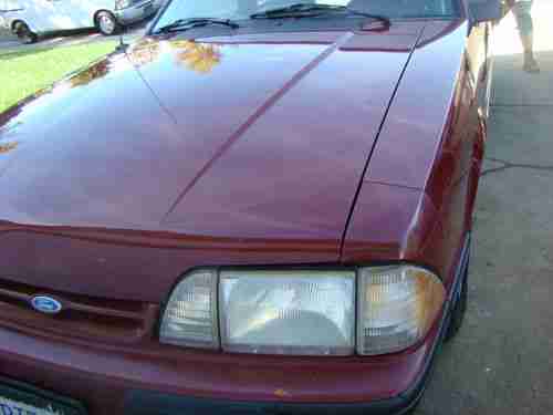 1989 Ford Mustang LX Third Generation 3 door hatchback manual 4 cylinder, US $1,985.00, image 7