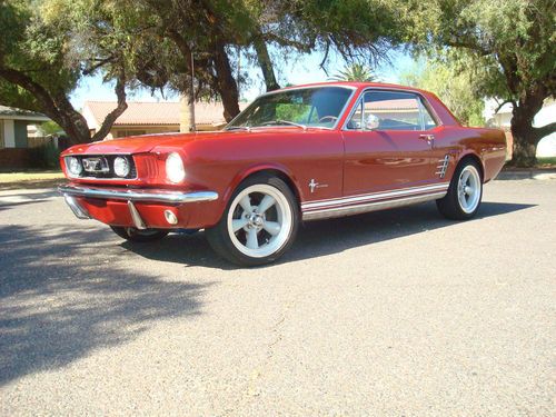 1966 ford mustang gt, 289, 4bbl, p/s, p/db, a/c, rust free az! car no reserve!