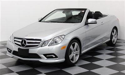 V8 e550 convertible 2011 sport navigation a/c cooled seats very low miles navi