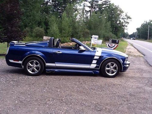 Custom convertible vista metallic blue auto  10k in custom add on parts