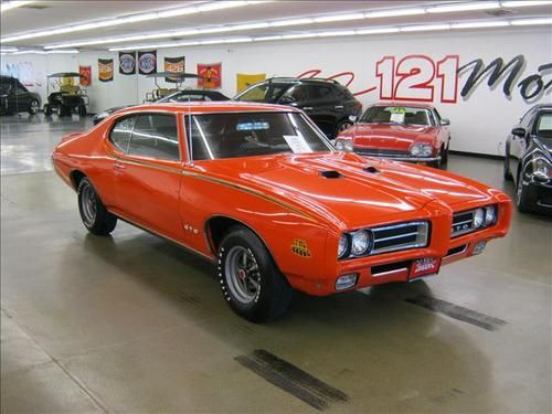 1969 pontiac gto judge ram air iii real judge phs documentation carousel red