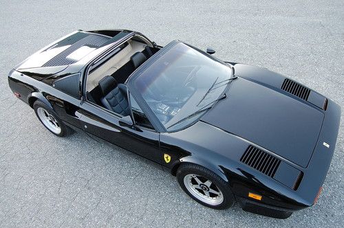 1982 ferrari 308 gtsi black/black.sharp well cared for car.euro bumper upgrade