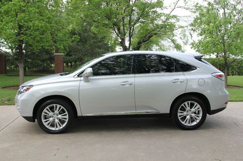 2010 lexus 450h hybrid suv excellent condition silver with black leather